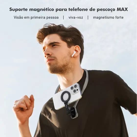 2025 Lenuo Stand O Suporte Magnético Para Telefone Pendurado No Pescoço É Usado Visualização De vlogs De Ângulo