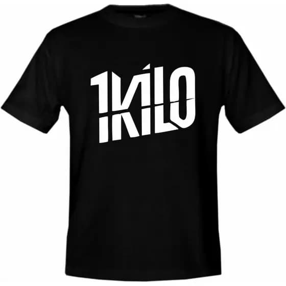 Camiseta Masculina 1 Kilo - Camisa Algodão Unissex Rap Hip Hop Musica