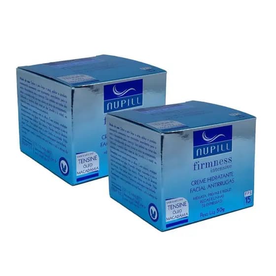 Kit Creme Facial Antirrugas Fps 15 Firmness Intensive Nupill 2x50g