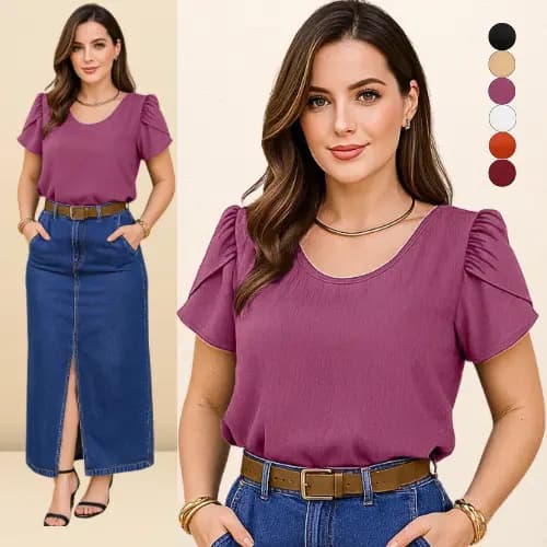 BLUSA FEMININA LINDA MODERNA BLUSAS FEMININAS TRABALHO VERÃO DISCRETA BLUSINHA EVANGELICA TENDÊNCIA PROMOÇÃO FEMININO
