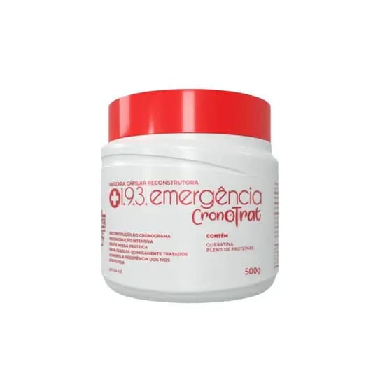 Máscara Emergência Bombeiro 193 Tróia Hair 500gr