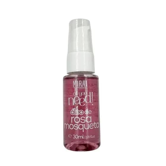 Óleo Rosa Mosqueta Mirai 30ml Finalizador Capilar Fortalece e Nutri Pontas Duplas