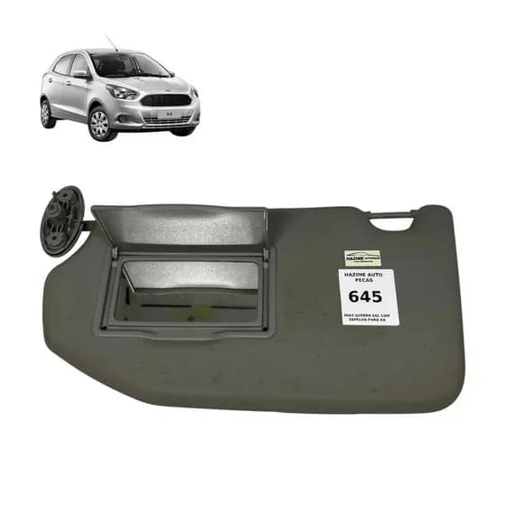 Quebra Sol Com Espelho Lado Esquerdo Ford Ka Se 2015 Original Usado