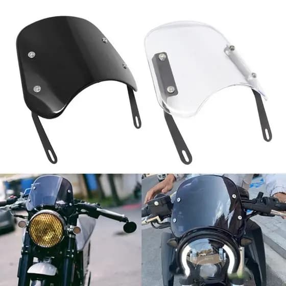 Defletor De Vento Para Motocicleta , Atualizações Elegantes-Pára-Brisa Motocicletas CG125 CKF1