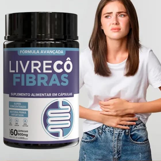 Regulador Intestinal e Reequilíbrio da Flora Intestinal Livre Cô Fibras - 60 Capsulas