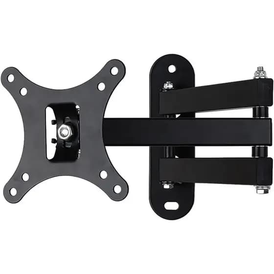 Suporte Tv Para Parede Tri Articulado | Braço Giratório E Articulado - Compatível com Telas Lcd Led Plasma (10 A 27 Pol)