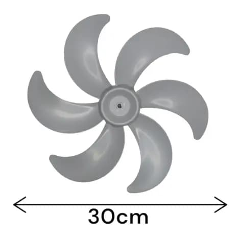 Hélice De Ventilador Britania 30cm 6 Pás Cinza
