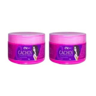Kit 2 Gel Hidratante para modelagem e fixação de cachos Chichair 300g