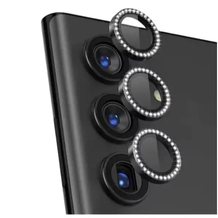 Kit Películas Lente Câmera Brilho brilhante Strass Para Samsung A05,A05S/A25,A06,A16,A14,A15/A34,A35/A55
