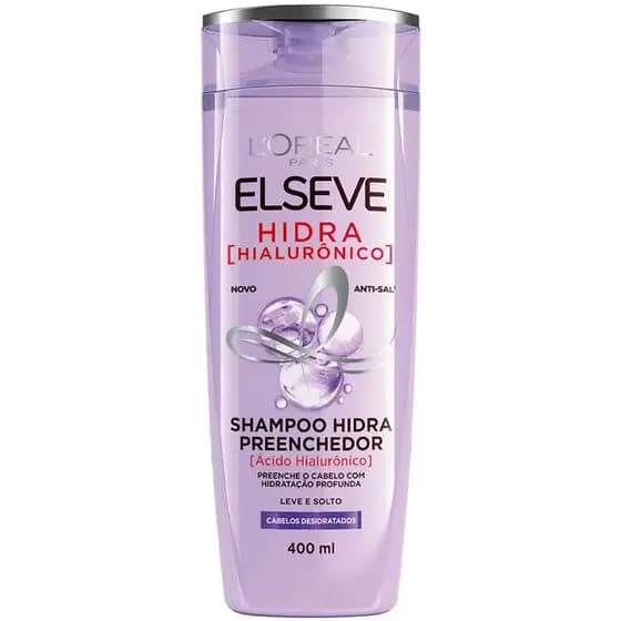 Shampoo Preenchedor Elseve Hidra Hialurônico 400ml