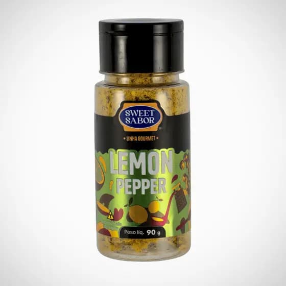 Lemon Pepper 90g Dosador Sweet Sabor - Tempero Limão e Pimenta