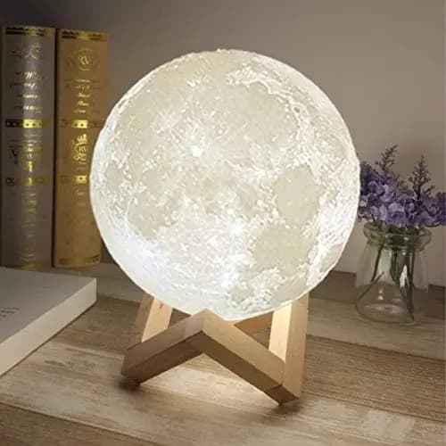 Umidificador Aromatizador Luminária Abajur Lua 3d 880ml