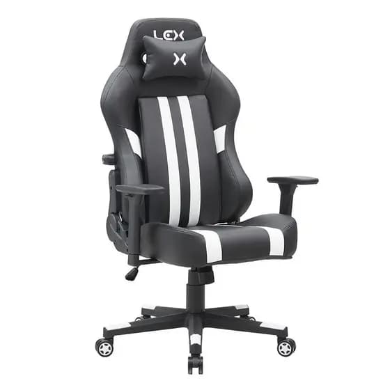 Cadeira Gamer Titans Hyperion Preta e Branca