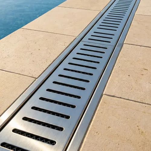Kit 10 Ralo Linear 10x100 Inox 304 Grelha C/ Tela