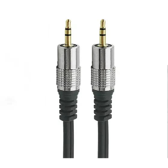 Cabo P2 + P2 Estereo Plug Metal - 10m