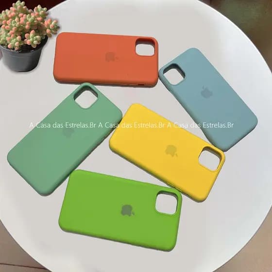 Capinha Case Silicone Aveludada Para iPhone XR 11 12 13 14 ProMax Plus Premium