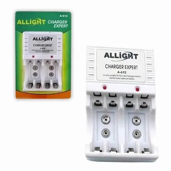 Carregador De Pilha Aa/aaa Bateria 9v Recarregável Bivol All