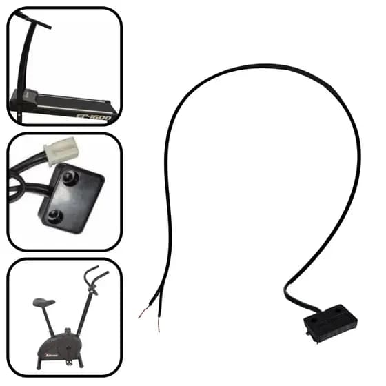 Sensor de Velocidade para Esteira e Bicicleta Cabo Universal, Sem Conector