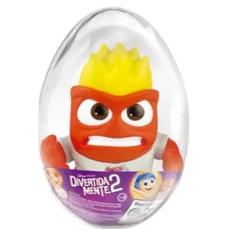 Boneco Divertida Mente 2 Raiva no Ovo de Páscoa M 22cm 3750 - Lider