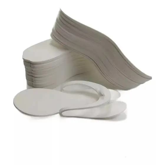 Kit 100 Unidades Chinelo Descartavel P/ Pedicure 4mm Branco