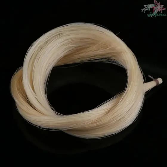 JOPNE Natura Viola Arco Cabelo De Cavalo , Crina Cor Natural Universal Violino Não Branqueado
