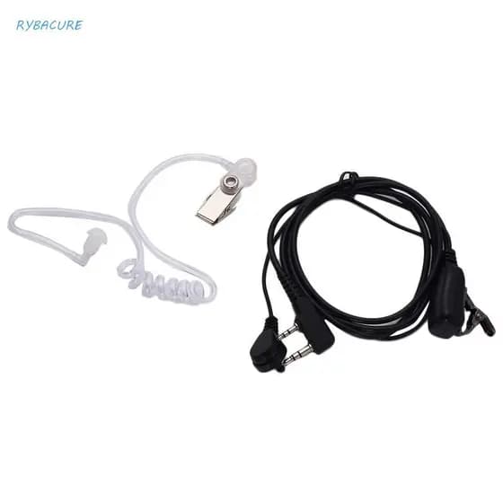 Raybre PTT MIC Fone De Ouvido Orientação Ar 2 Pinos Acessórios Rádio Protetor Baofeng UV-5R BF-888S CB Duto