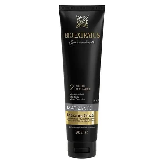 Máscara spécialista matizante cinza bio extratus 90g
