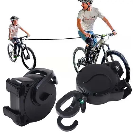 Corda De Tração De Bicicleta , Elástica De Reboque Para Ciclismo , Com Gancho De Segurança Trailer MTB