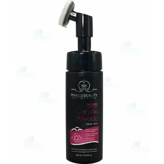 Phállebeauty Mousse Micelar para Limpeza Facial - Carvão Ativado 150ml