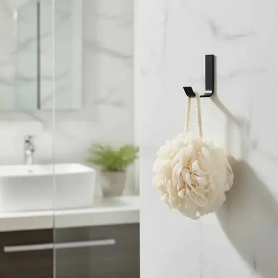 Kit de Acessórios para Lavabo/Banheiro – Preto Fosco