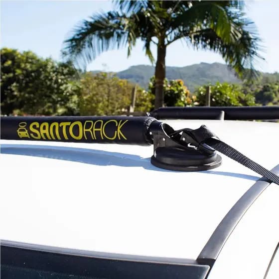 rack de 4 ventosas santo rack 50 kg suporte UNIVERSAL para teto carro p prancha surf escada stand up caiaque cargas