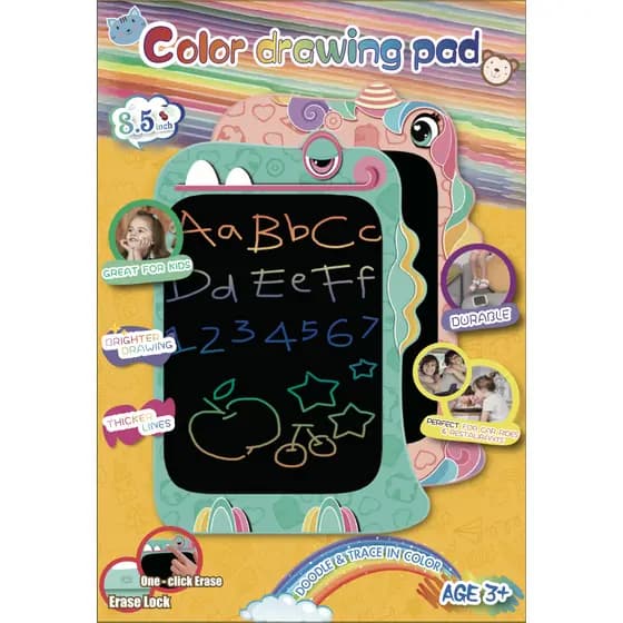 Tablet de Escrita LCD 8.5” Lousa Mágica Infantil Educativa Reutilizável Para Desenhar e Escrever