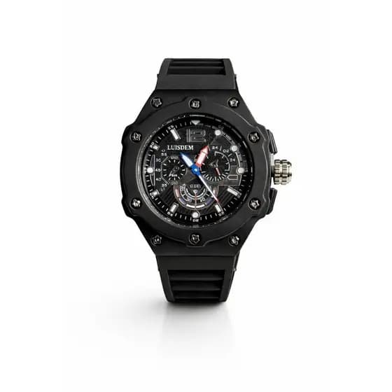 Relógio Masculino Esportivo LUISDEM Prova D’Água Silicone Premium Grande Luxo Cronógrafo