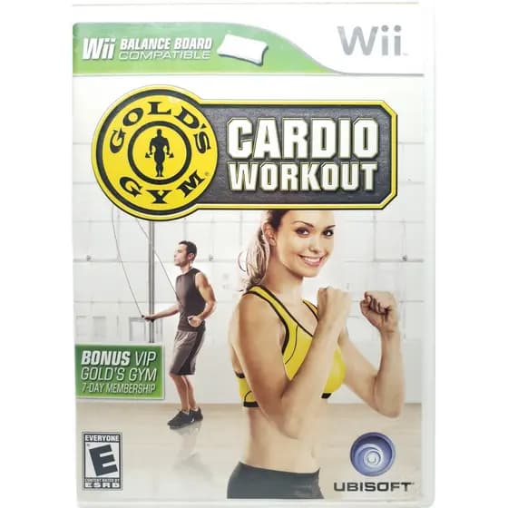 Gold Gym Cardio Workout Wii Original Midia Fisica Nintendo