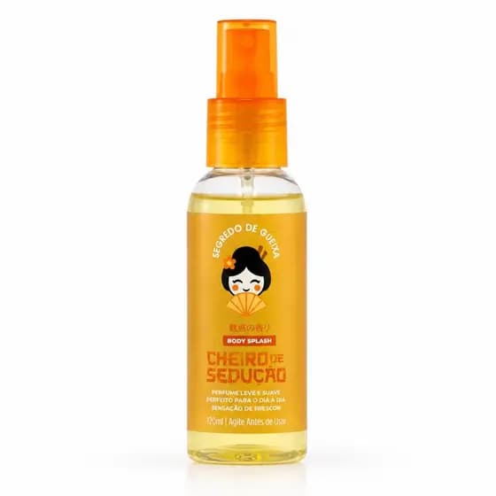 Body Splash Cheiro de Sedução Segredo de Gueixa Inspiração Delina Exclusif o Verdadeiro Cheiro de Rica
