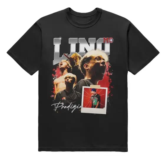 Camiseta Lino Mc Normal P Sair Confortavel Estampa Bootleg Em DTF 100% Algodão Streetwear