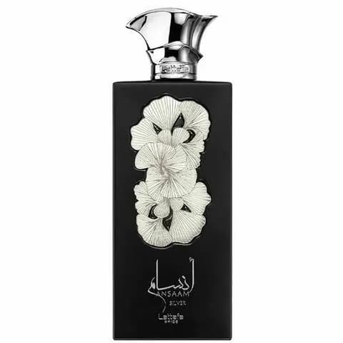 Lattafa Ansaam Silver eau de Parfum Perfume Arabe Original Masculino 100ml