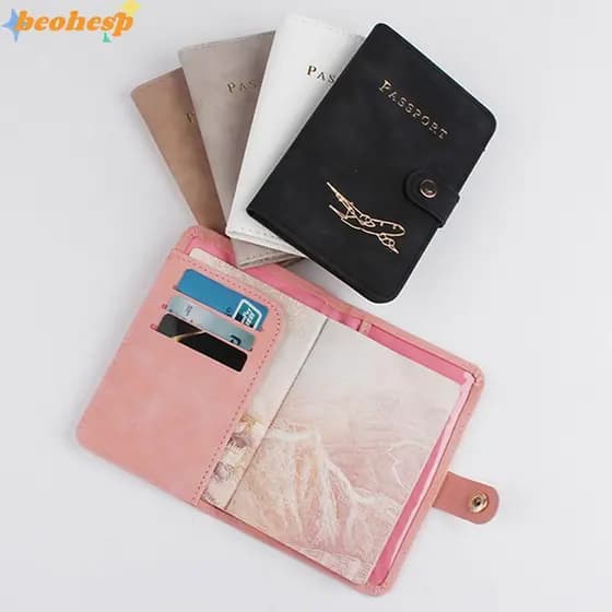 BEOHESP Capa Para Passaporte Unissex Fashion Pacote Bolsa Cartão De Identificação