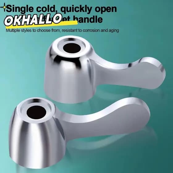 Alça De Torneira OKHALLO , Universal Para Bacia De Prato Com Bico Pequeno , Válvula Triangular De Abertura Rápida