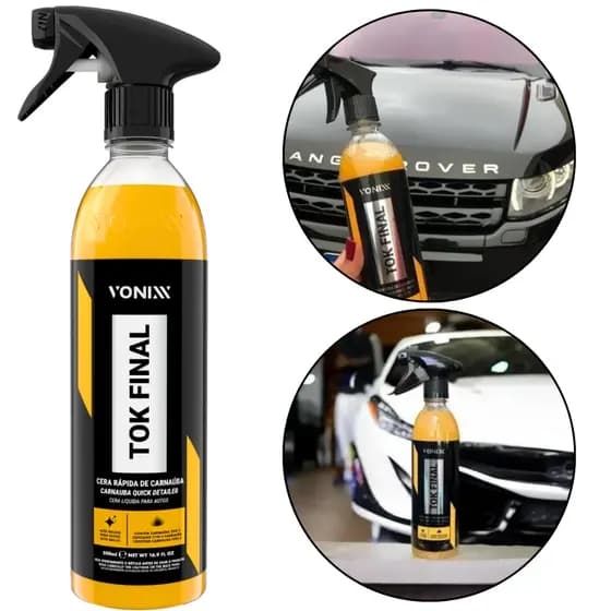 Cera Liquida Da Vonixx Para Pintura Automotiva Tok Final 500ml Cam Carnauba