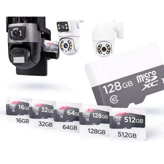 Cartão Micro SD Ultra 16GB-512GB c/Adaptador Celular Câmera de Segurança