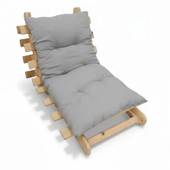 Futon Colchonete 120x60 Dobrável para Pallet Sofá Almofadão Decorativo Enrolável