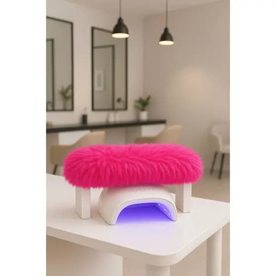 Apoio de Mão Para Manicure Pelúcia Luxo