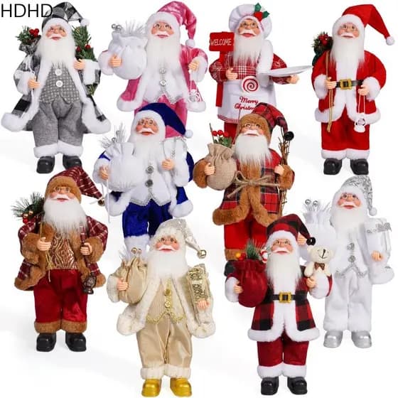Enfeite De Árvore De Natal HDHD , Decoração De Casa De Papai Noel Em Pé , Decorações , Fofo