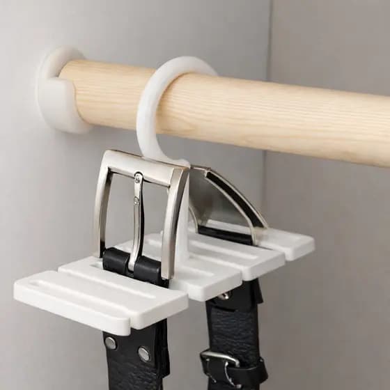 Cabide Organizador de Cintos para Guarda-Roupa