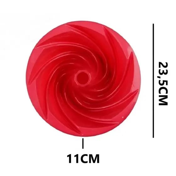 Forma Assadeira Em Formas 23,5x11Cm Pudim Bolo Bolinho Torta Modelador Em Silicone Wellmix