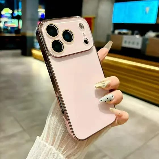 New AG luxury phone case compatible with iPhone 11, 12, 13, 14, 15, 16, 17 Pro Max, 17 Air, with built-in lens protector