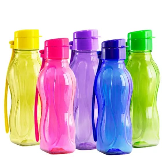 1 Garrafa Squeeze 600 ML de Água, Academia, Esportes + Diversas Cores