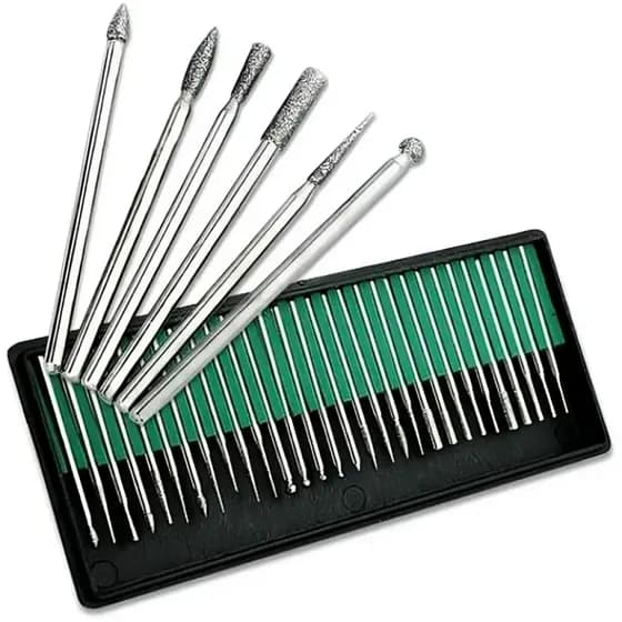 Kit 30 Brocas De Lixa De Unha Elétrica Diamantadas Lixadeira Unha Drill Fresa Gel Oferta