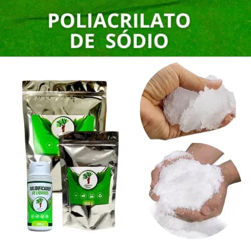 Poliacrilato de sodio Polímero super absorvente - Qualidade & Rendimento